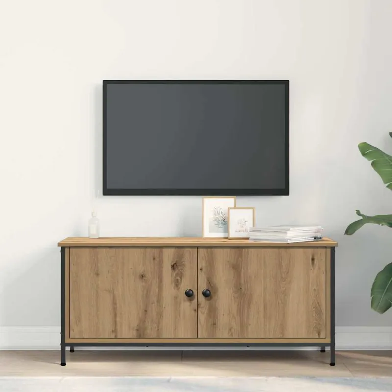 Televizoriaus spintelė Amatininkų ąžuolas 100 x 35 x 45 cm
