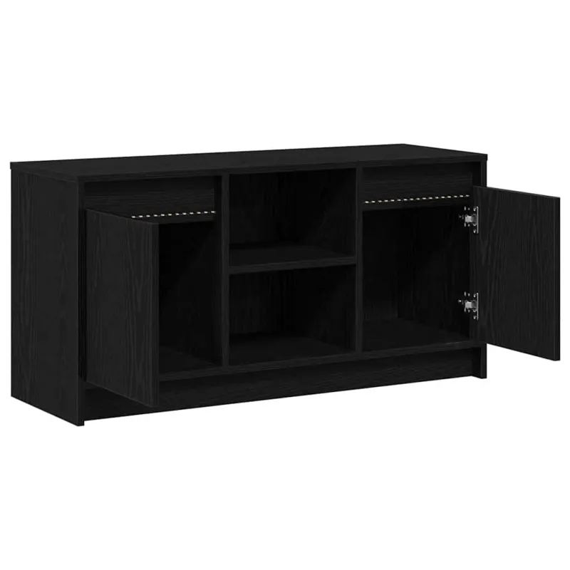 TV vienetai Juoda 100 x 34 x 50 cm Apdirbta mediena