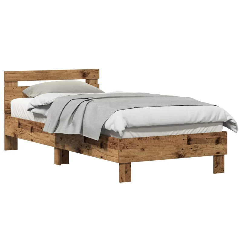 Lovos rėmas Senas medis 203 x 95 x 70 cm Apdirbta mediena