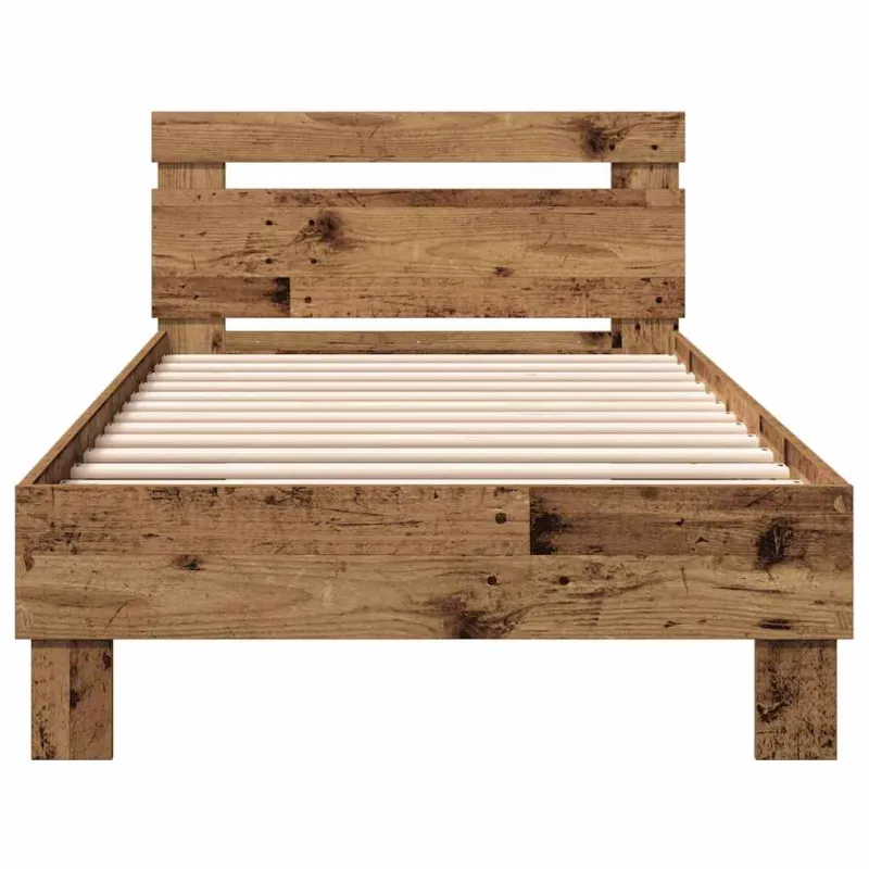 Lovos rėmas Senas medis 203 x 95 x 70 cm Apdirbta mediena
