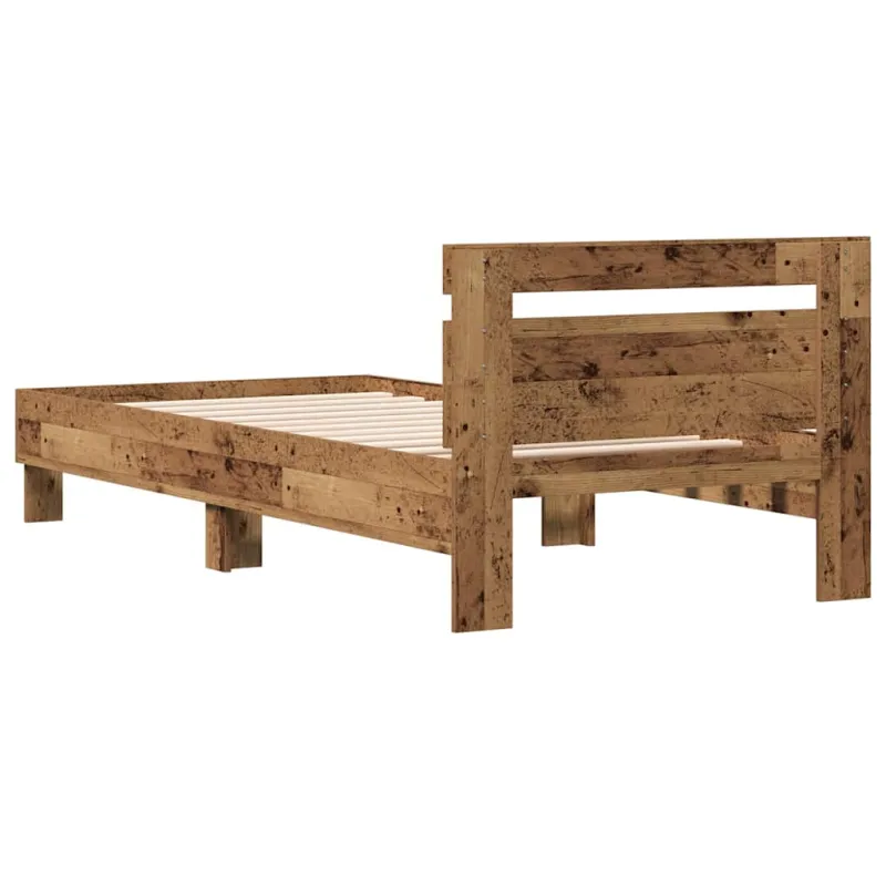 Lovos rėmas Senas medis 203 x 95 x 70 cm Apdirbta mediena