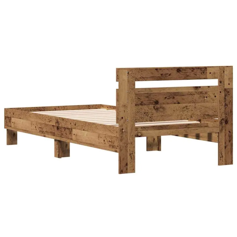Lovos rėmas Senas medis 193 x 95 x 88 cm Apdirbta mediena