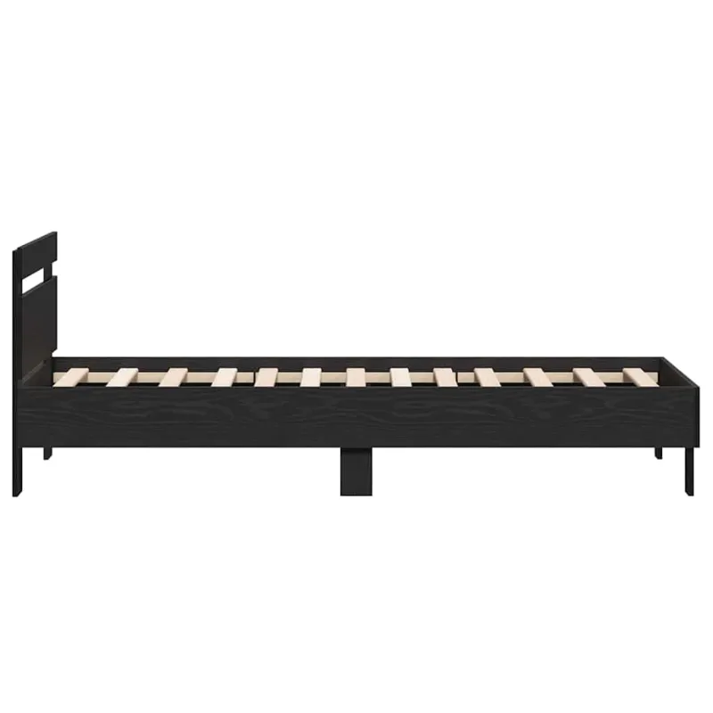 Lovos rėmas Juodas ąžuolas 193 x 95 x 88 cm Apdirbta mediena