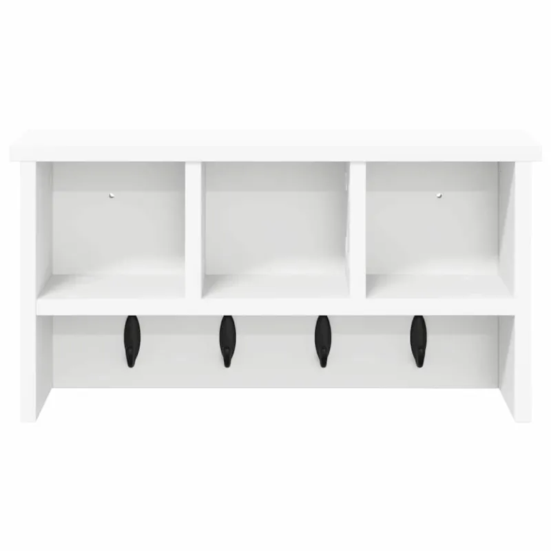 Prikabinamas paltas Balta 50 x 16 x 26 cm Apdirbta mediena