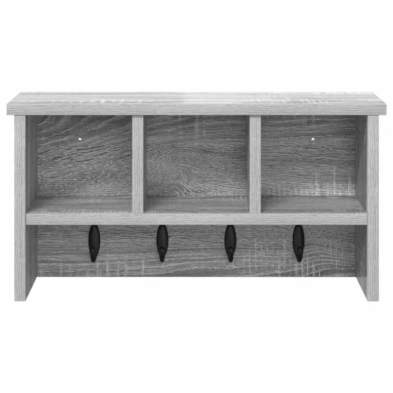 Prikabinamas paltas su lentyna Pilkas Sonoma 50 x 16 x 26 cm