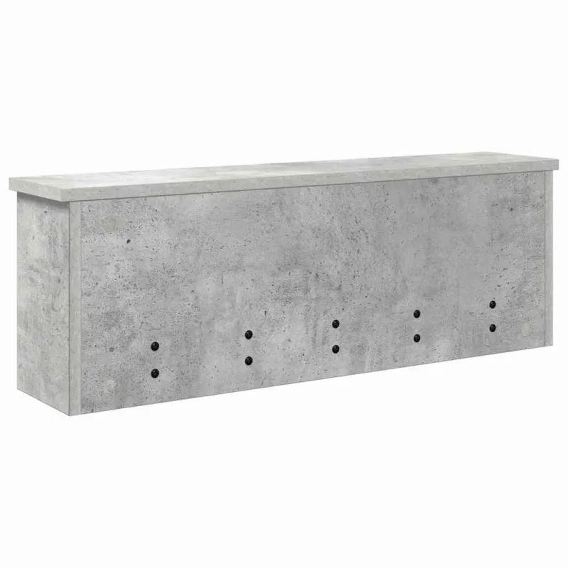 Prikabinamas paltas su lentyna Betono pilka 75 x 16 x 26 cm