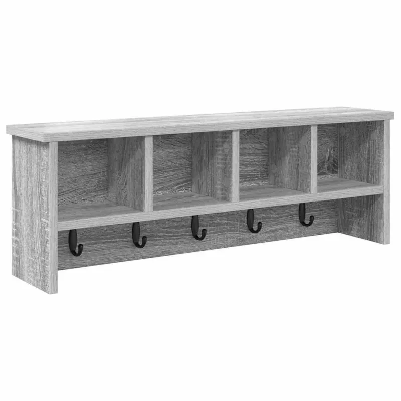 Prikabinamas paltas su lentyna Pilkas Sonoma 75 x 16 x 26 cm