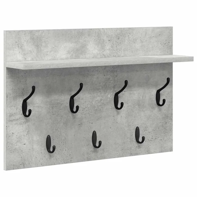 Prikabinamas paltas su lentyna Betono pilka 60 x 40 x 12 cm