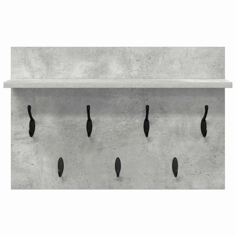 Prikabinamas paltas su lentyna Betono pilka 60 x 40 x 12 cm