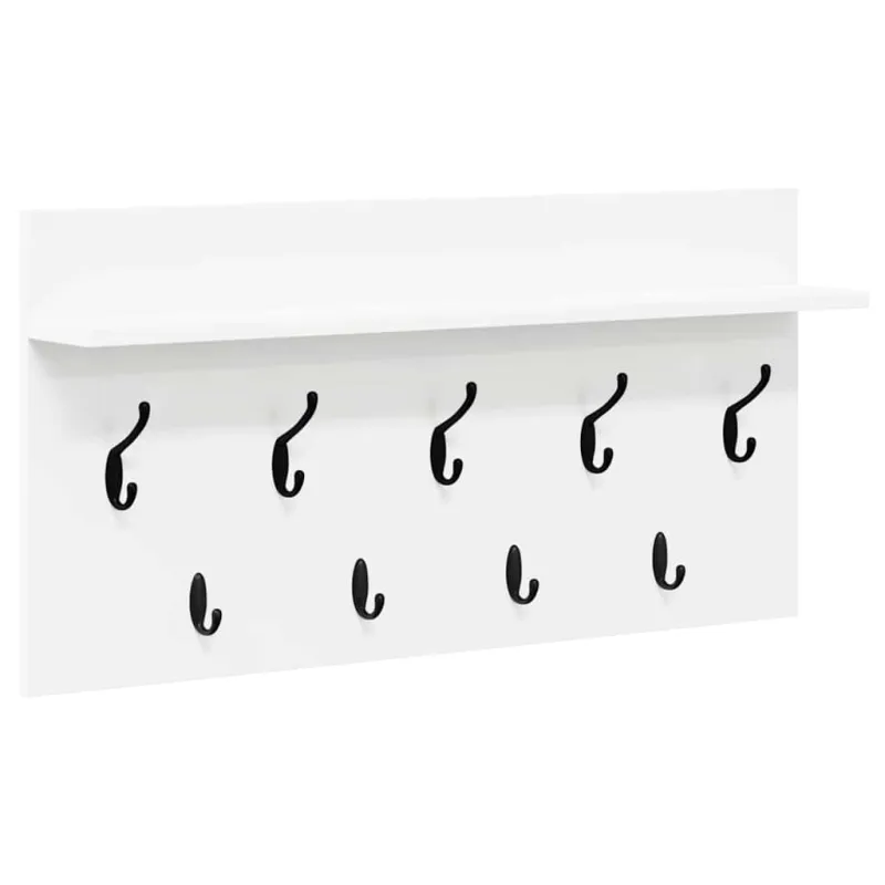 Prikabinamas paltas Balta 80 x 40 x 12 cm Apdirbta mediena