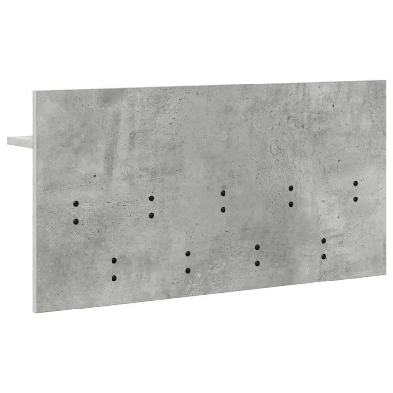 Prikabinamas paltas su lentyna Betono pilka 80 x 40 x 12 cm