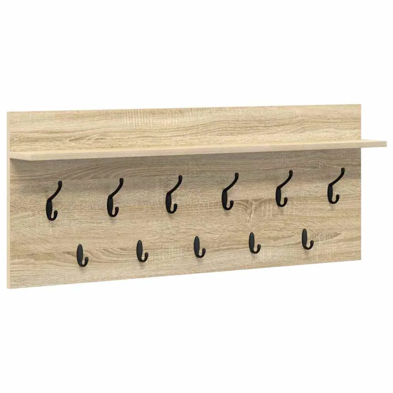 Prikabinamas paltas su lentyna Sonoma ąžuolas 100 x 40 x 12 cm