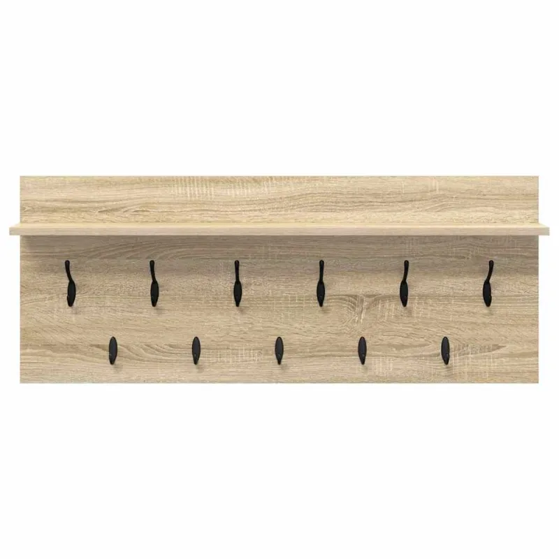 Prikabinamas paltas su lentyna Sonoma ąžuolas 100 x 40 x 12 cm