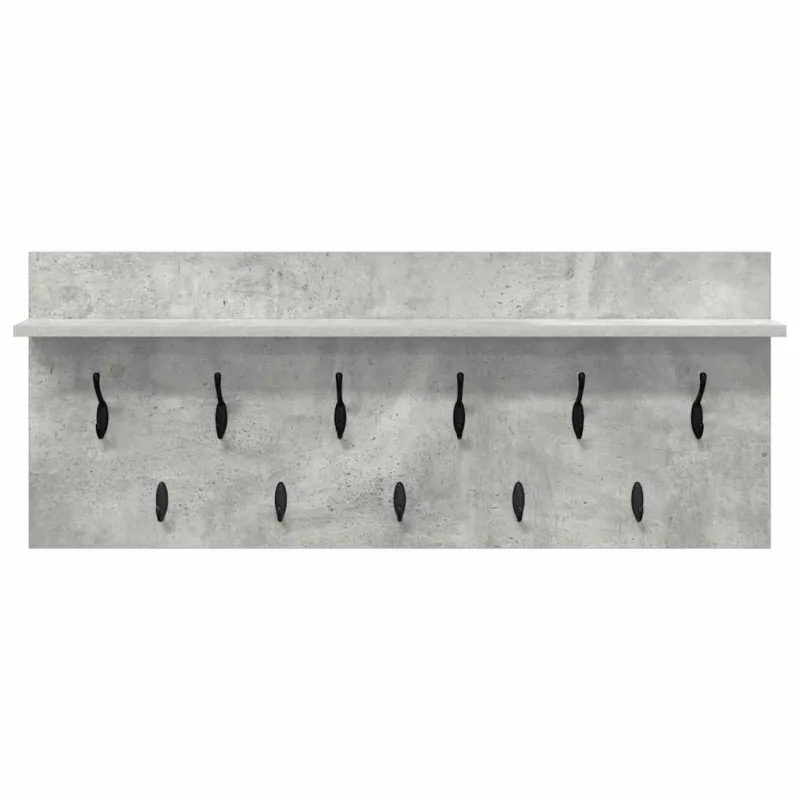 Prikabinamas paltas su lentyna Betono pilka 100 x 40 x 12 cm