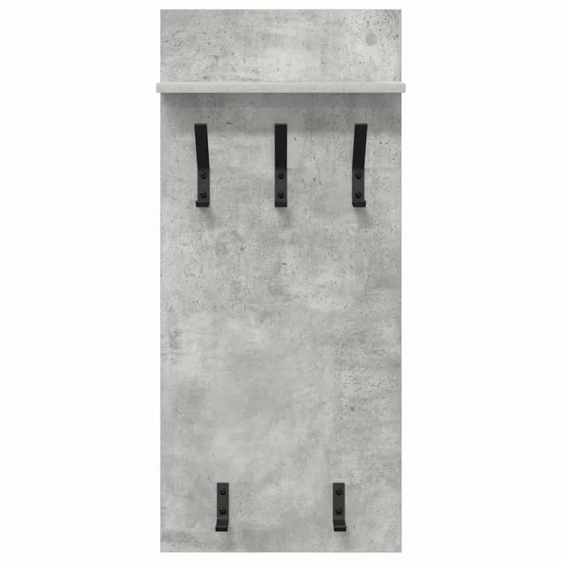 Prikabinamas paltas su lentyna Betono pilka 40 x 10 x 90 cm