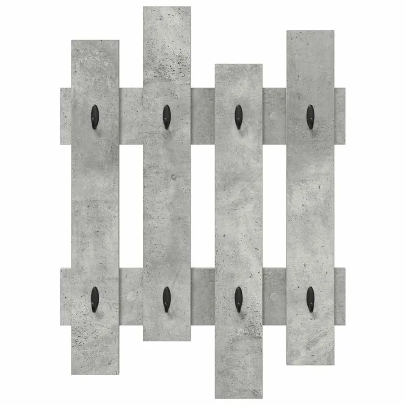 Prikabinamas paltas su saugykla Betono pilka 60 x 3 x 82 cm