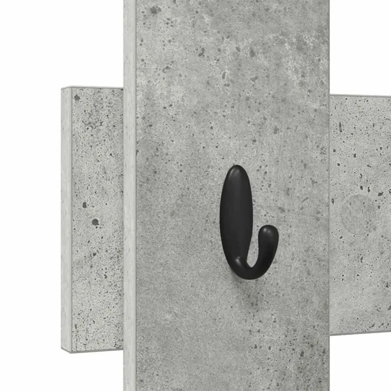 Prikabinamas paltas su saugykla Betono pilka 60 x 3 x 82 cm