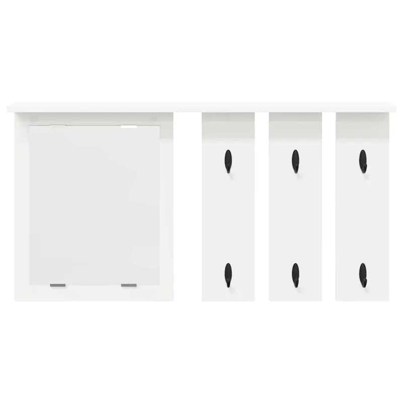 Prikabinamas paltas Balta 85 x 10 x 45 cm Apdirbta mediena