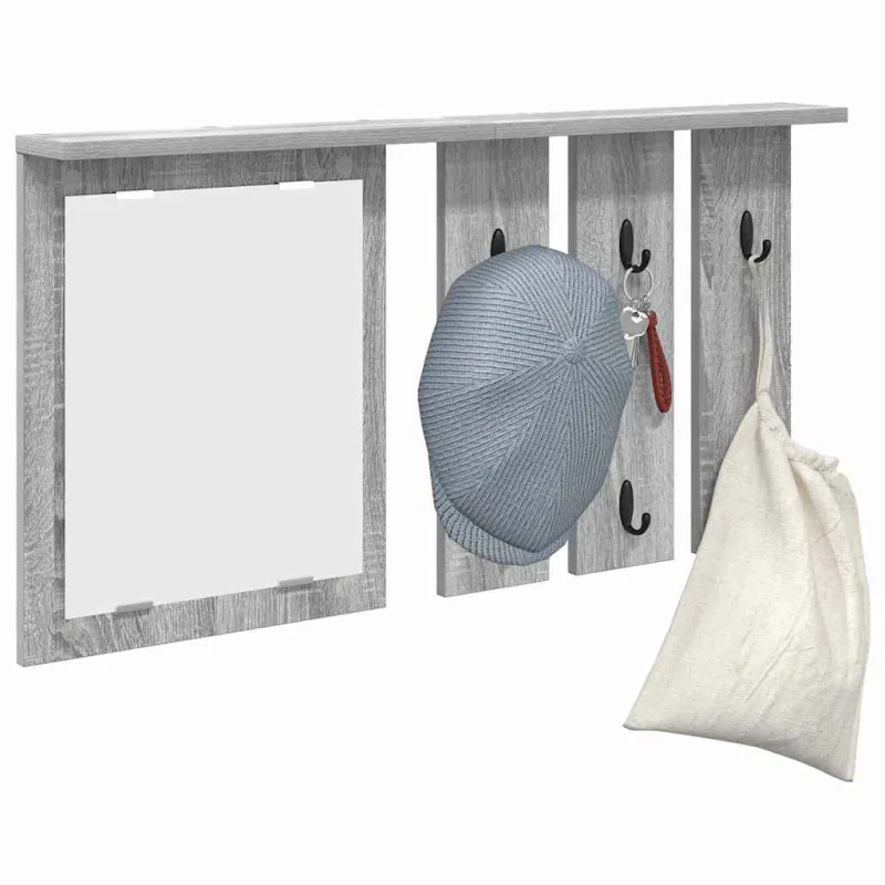 Prikabinamas paltas Pilka sonoma ąžuolo 85 x 10 x 45 cm