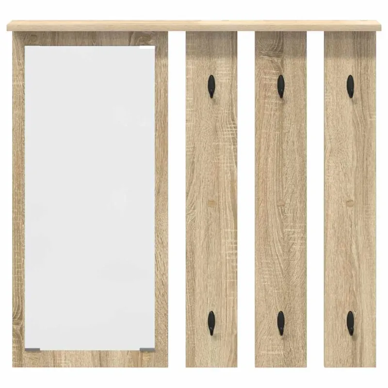 Prikabinamas paltas su lentyna Sonoma ąžuolas 84 x 10 x 80 cm