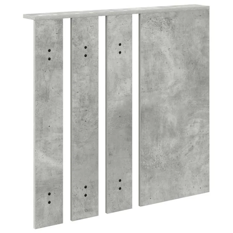 Prikabinamas paltas su lentyna Betono pilka 84 x 10 x 80 cm