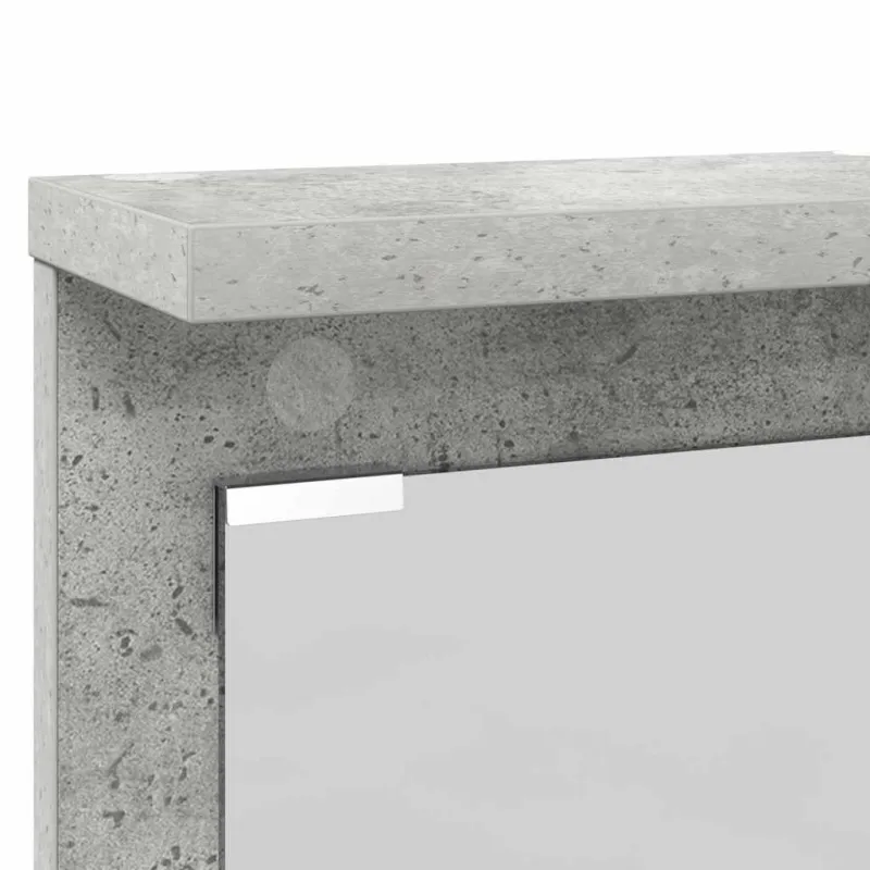 Prikabinamas paltas su lentyna Betono pilka 84 x 10 x 80 cm