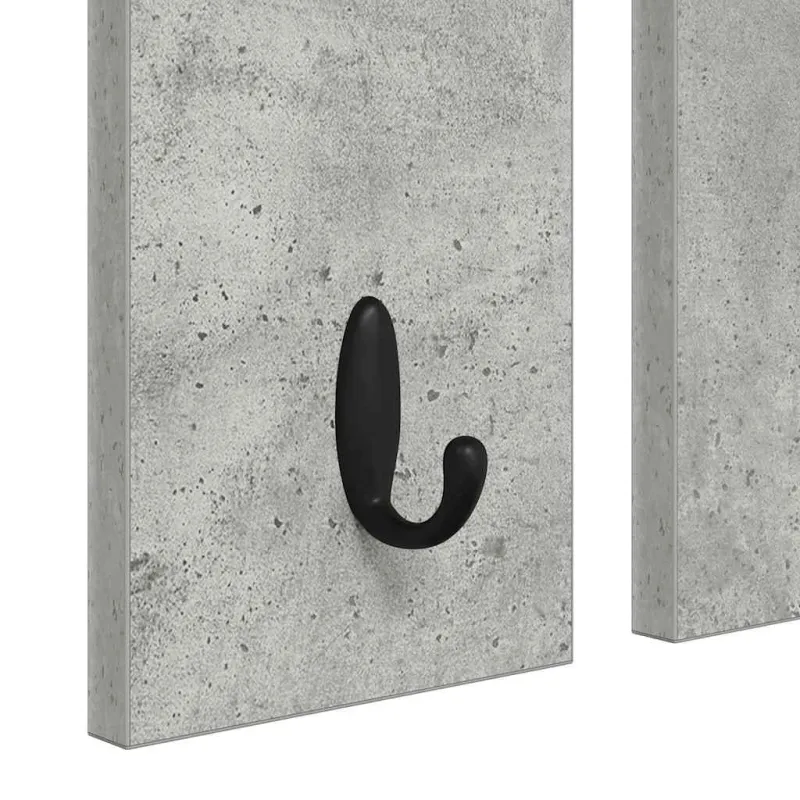 Prikabinamas paltas su lentyna Betono pilka 84 x 10 x 80 cm