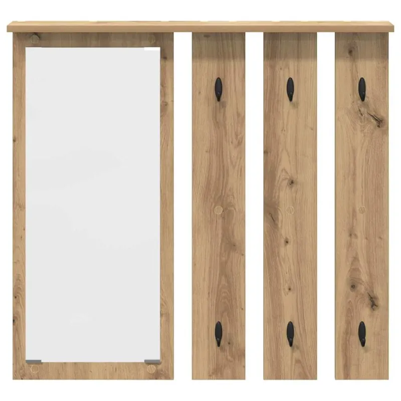 Prikabinamas paltas su lentyna artisano ąžuolo 84 x 10 x 80 cm