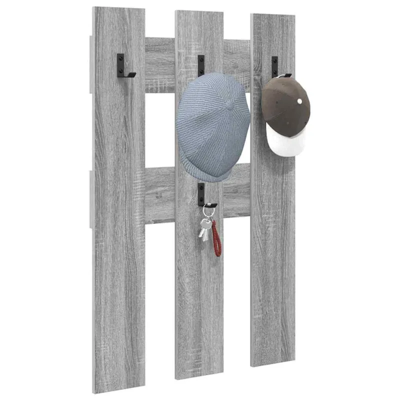 Prikabinamas paltas su saugykla Pilkas Sonoma 65 x 3 x 100 cm