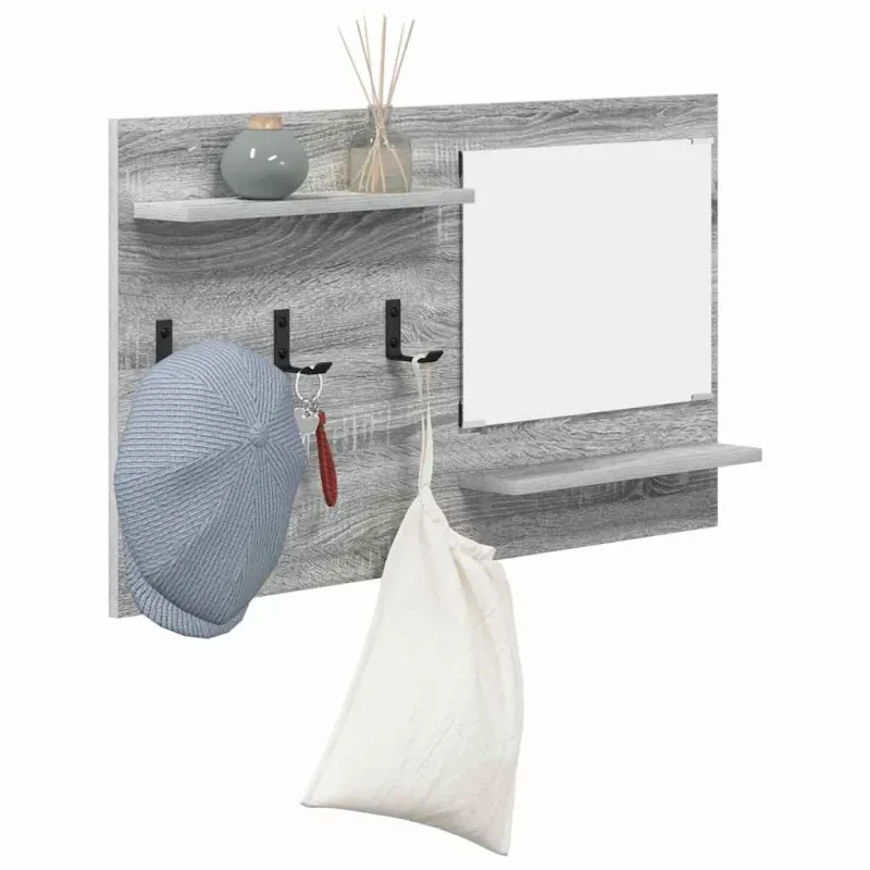 Prikabinamas paltas su lentyna Pilkas Sonoma 90 x 10 x 50 cm
