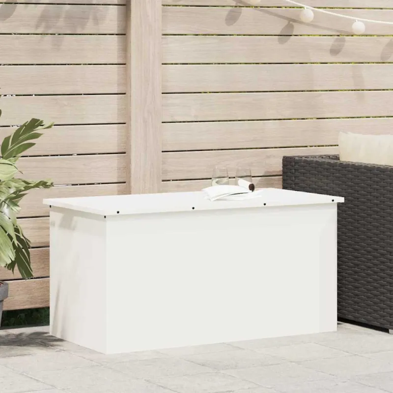 Lauko saugojimo dėžė Balta 100 x 50,5 x 50 cm Plienas