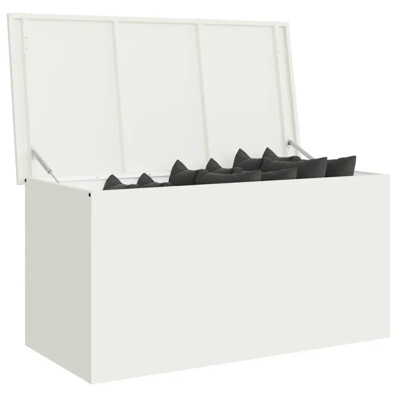 Lauko saugojimo dėžė Balta 100 x 50,5 x 50 cm Plienas