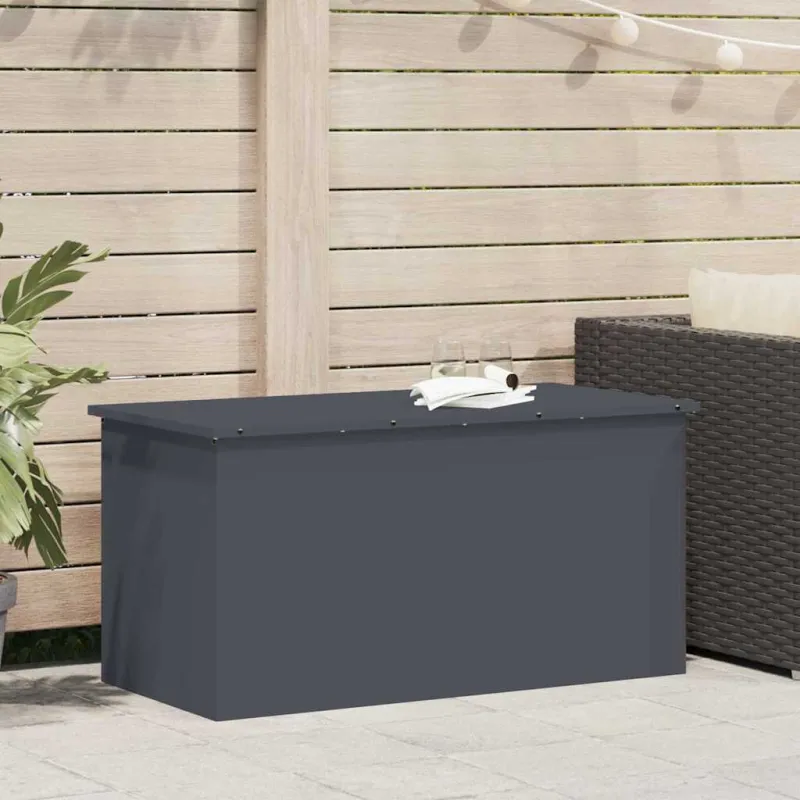 Lauko saugojimo dėžė Antracitas 100 x 50,5 x 50 cm Plienas