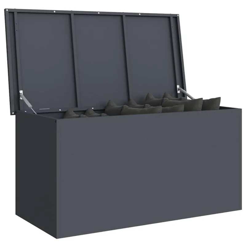 Lauko saugojimo dėžė Antracitas 100 x 50,5 x 50 cm Plienas
