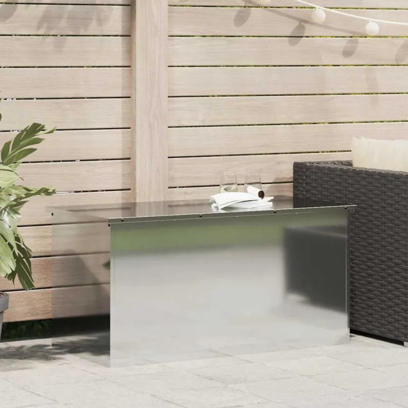 Lauko saugojimo dėžė Sidabro 100 x 50,5 x 50 cm Plienas