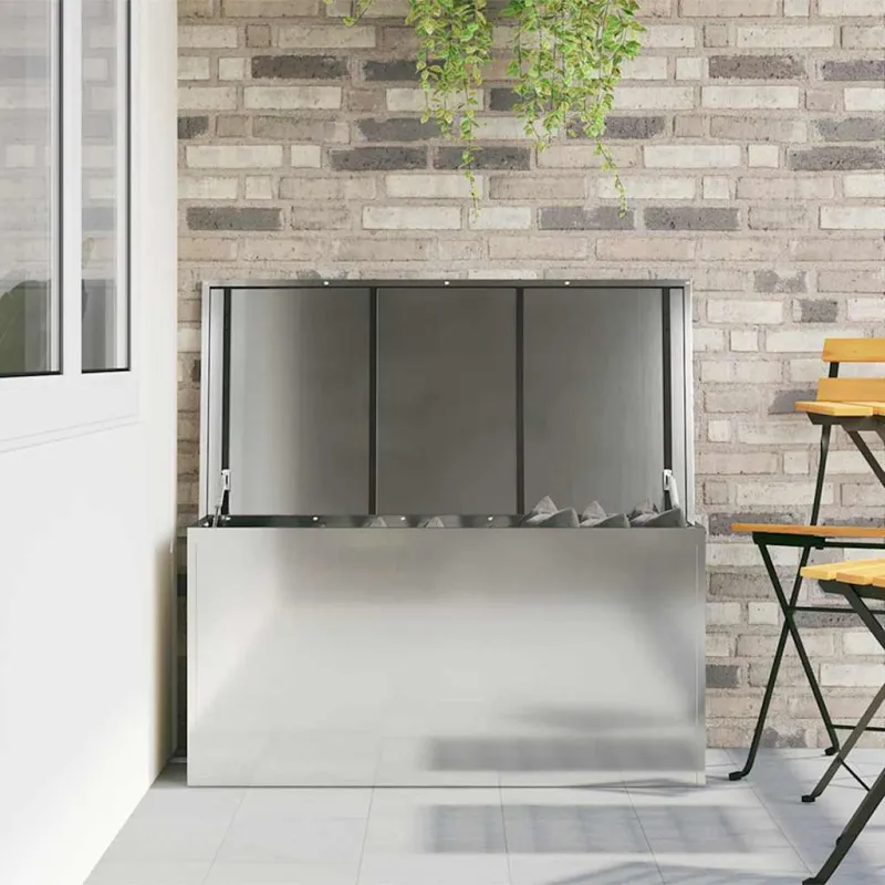 Lauko saugojimo dėžė Sidabro 100 x 50,5 x 50 cm Plienas