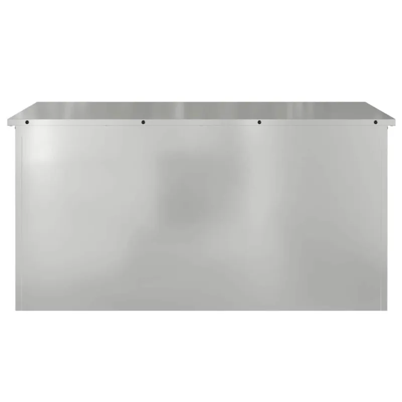 Lauko saugojimo dėžė Sidabro 100 x 50,5 x 50 cm Plienas