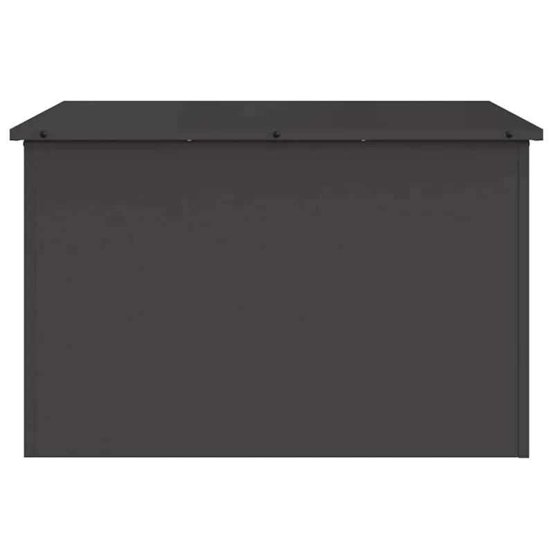 Lauko saugojimo dėžė Juoda 80 x 50,5 x 50 cm Plienas