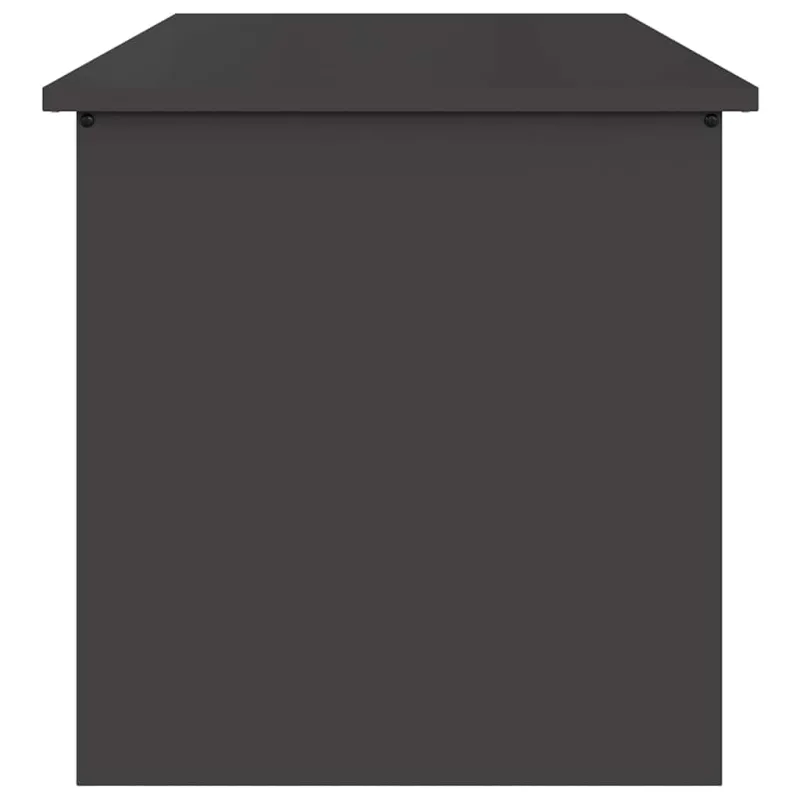 Lauko saugojimo dėžė Juoda 80 x 50,5 x 50 cm Plienas