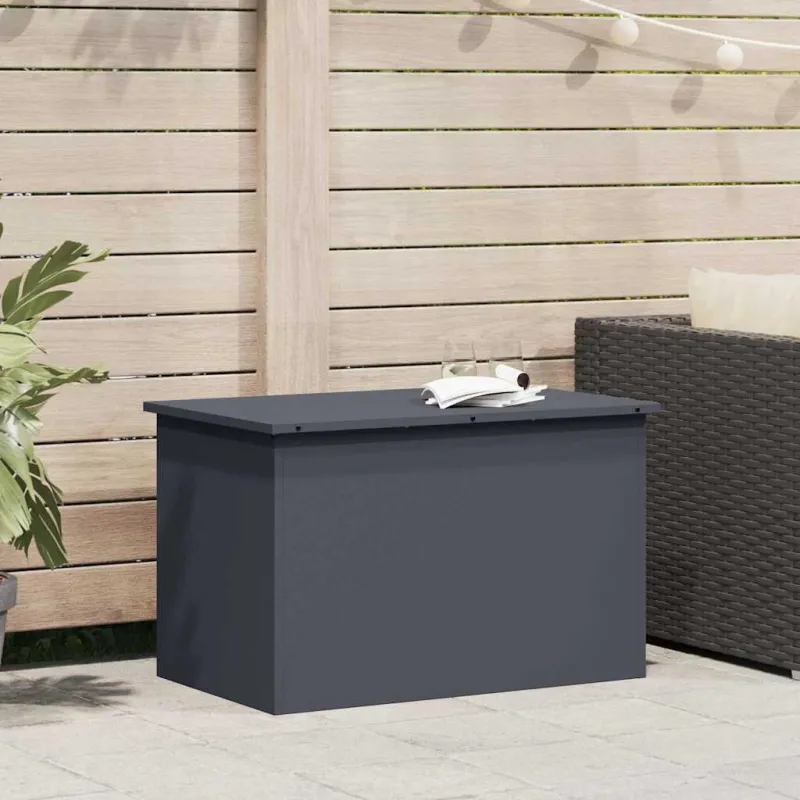 Lauko saugojimo dėžė Antracitas 80 x 50,5 x 50 cm Plienas