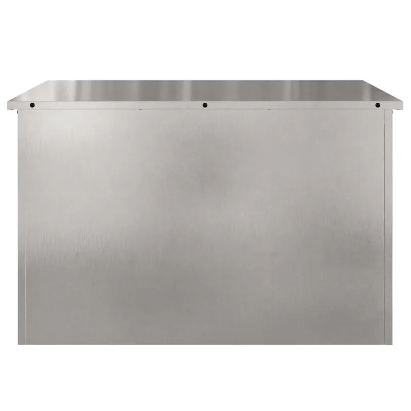 Lauko saugojimo dėžė Sidabro 80 x 50,5 x 50 cm Plienas