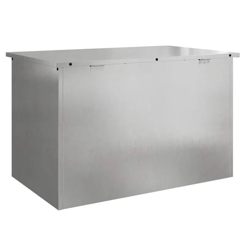 Lauko saugojimo dėžė Sidabro 80 x 50,5 x 50 cm Plienas