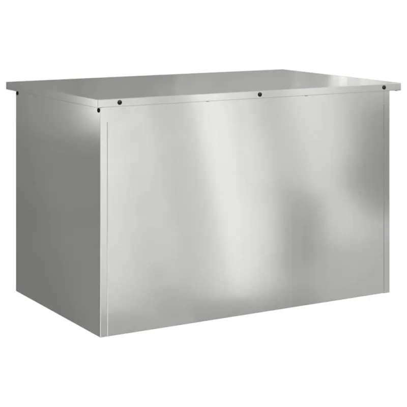 Lauko saugojimo dėžė Sidabro 80 x 50,5 x 50 cm Plienas