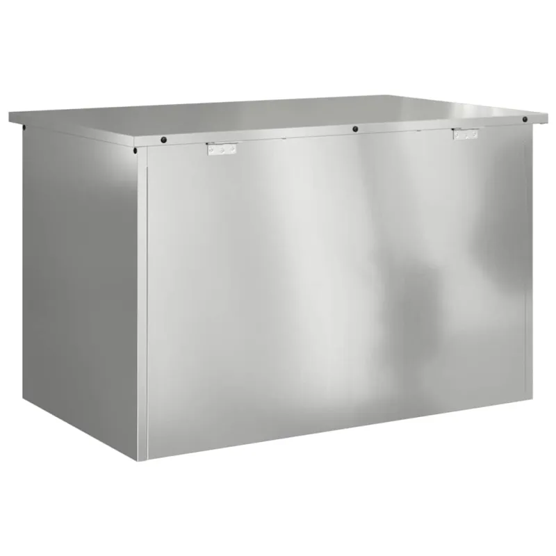 Lauko saugojimo dėžė Sidabro 80 x 50,5 x 50 cm Plienas