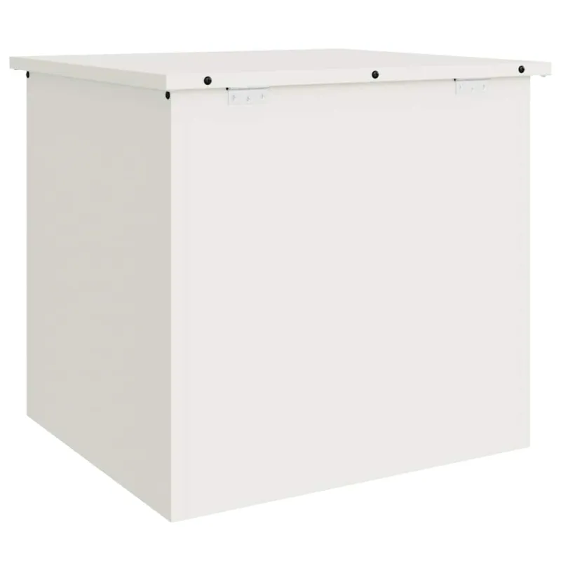 Lauko saugojimo dėžė Balta 55 x 50,5 x 50 cm Plienas