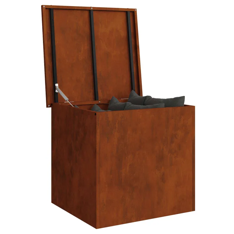 Lauko saugojimo dėžė Rūdijanti 55 x 50,5 x 50 cm Plienas