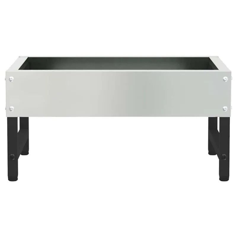 Paukščių šėrykla Sidabro 80 x 28 x 13.5 cm Cinkuota plienas