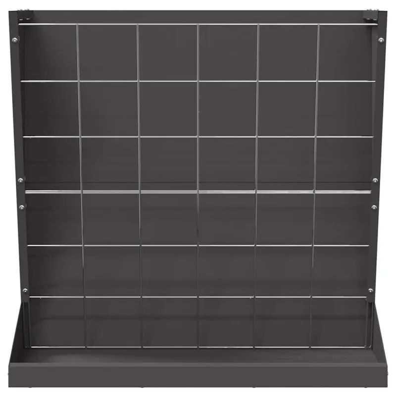 Šieno šėriklas Juoda 71 x 33 x 70 cm Šaltai valcuita plienas