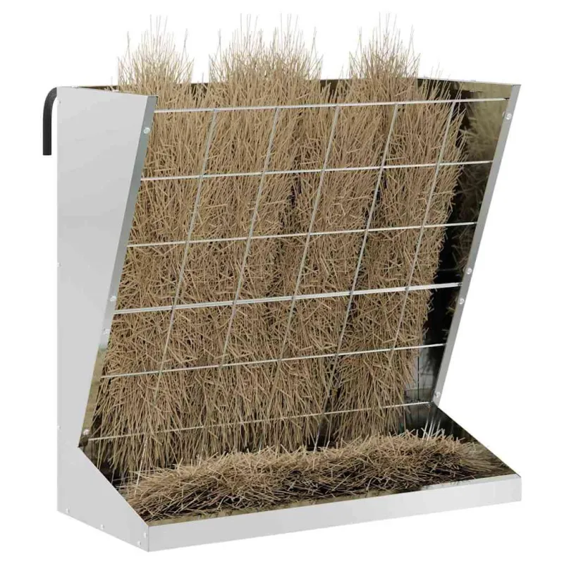 Šieno šėriklas Sidabro 71 x 33 x 70 cm Cinkuota plienas