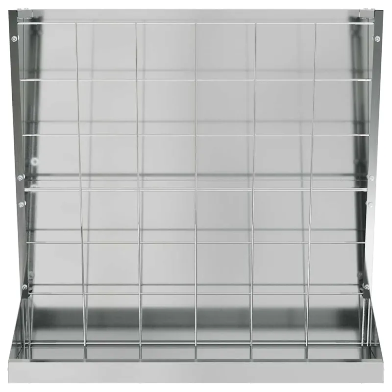 Šieno šėriklas Sidabro 71 x 33 x 70 cm Cinkuota plienas